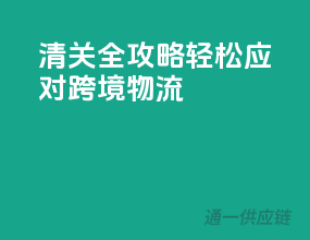 清关全攻略：轻松应对跨境物流