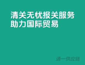 清关无忧，报关服务，助力国际贸易