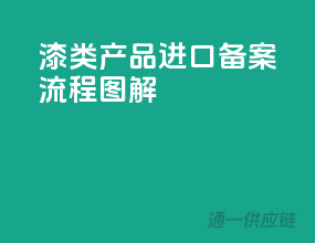 漆类产品进口备案流程图解