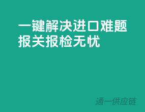 一键解决进口难题，报关报检无忧
