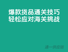 爆款货品通关技巧，轻松应对海关挑战