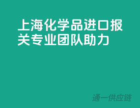 上海化学品进口报关，专业团队助力
