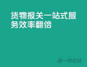 货物报关一站式服务，效率翻倍