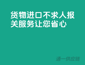 货物进口不求人，报关服务让您省心