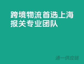 跨境物流首选，上海报关专业团队！