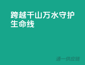跨越千山万水，守护生命线！