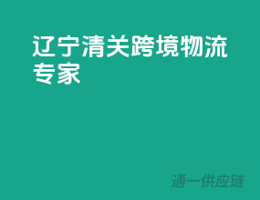 辽宁清关，跨境物流专家