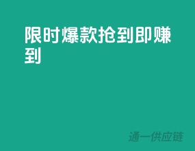 限时爆款，抢到即赚到