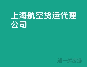 上海航空货运代理公司