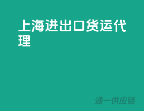 上海进出口货运代理