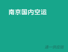 南京国内空运