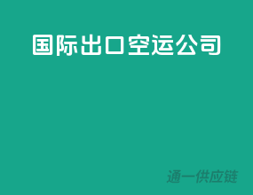 国际出口空运公司