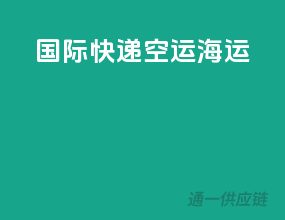 国际快递空运海运