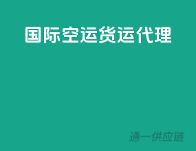 国际空运货运代理