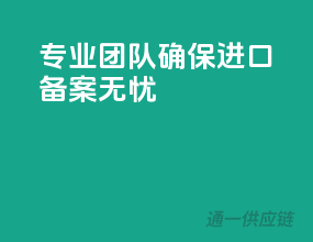专业团队，确保进口备案无忧