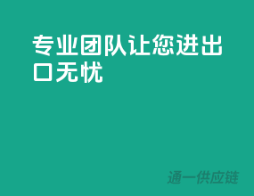 专业团队，让您进出口无忧