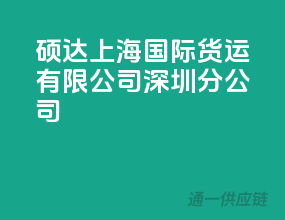 硕达上海国际货运有限公司深圳分公司