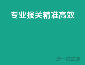 专业报关，精准高效