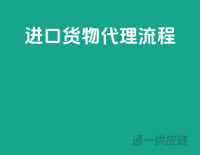 进口货物代理流程
