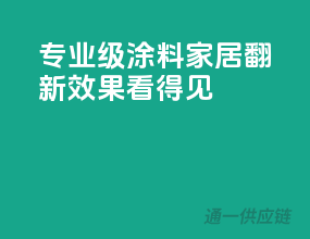 专业级涂料，家居翻新，效果看得见