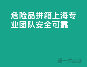 危险品拼箱，上海专业团队，安全可靠