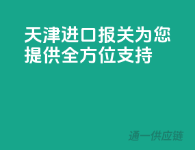 天津进口报关，为您提供全方位支持