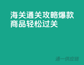 海关通关攻略，爆款商品轻松过关