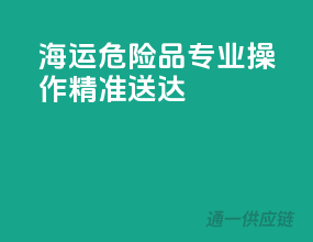海运危险品，专业操作，精准送达